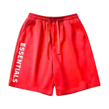 Essentials Fear of God Shorts Red
