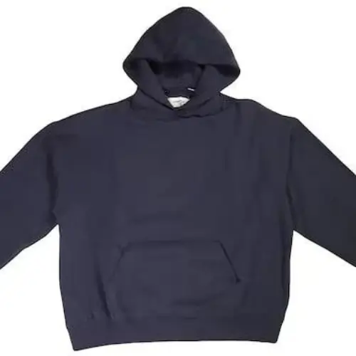Fear of God Essentials Graphic Pullover Hoodie – Navy