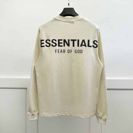 Essentials Fear of God Long Sleeve Shirt Apricot