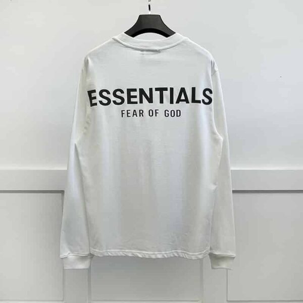 Essentials Fear of God Long Sleeve Shirt White