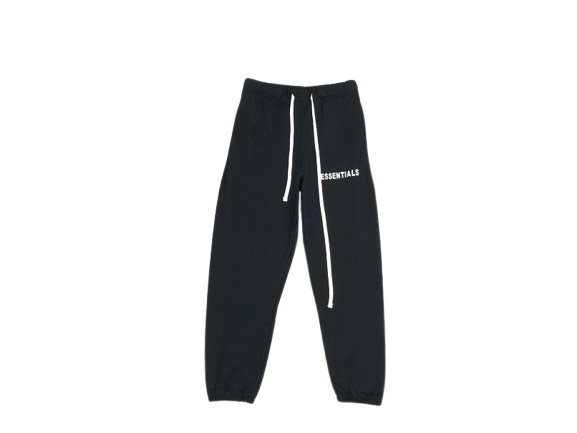 Essentials High Waist Black Sweatpants